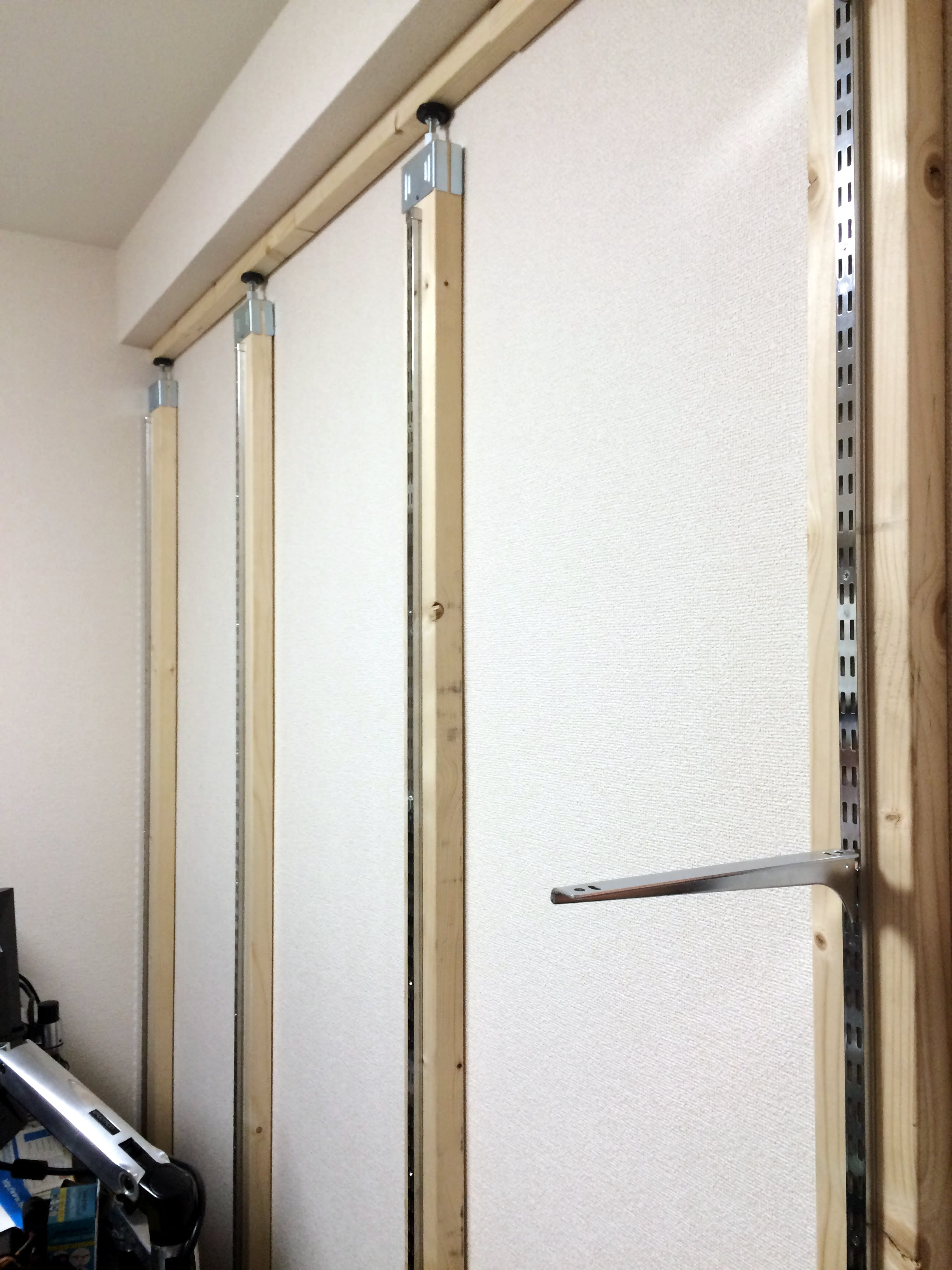 柱の取り付け