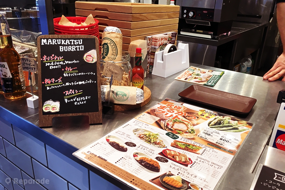 Marukatsu shokudo（まるかつ食堂）吉祥寺店のカウンター
