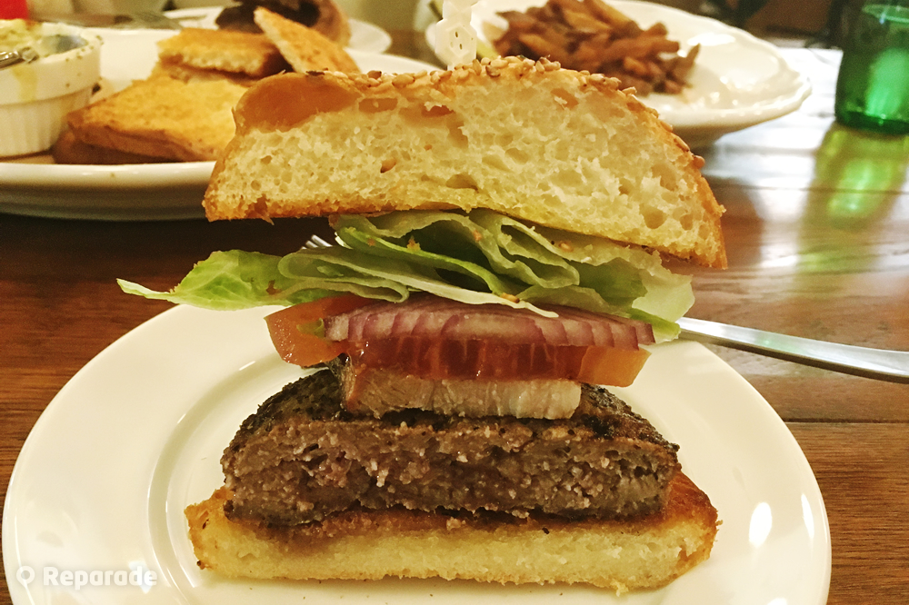 バビーズハンバーガーの断面