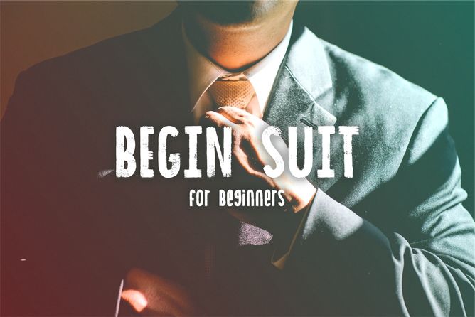 Notes on buying a suit for the first time